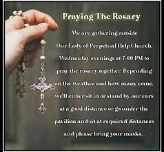 Image result for Praying Rosary Catholic Church