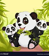 Image result for Cute Girl Panda Eating Bamboo