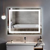 Image result for Large Lighted Bathroom Mirrors
