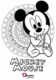 Image result for Disney Baby Mickey Mouse Coloring Pages