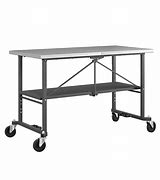 Image result for stainless steel workbench with wheel