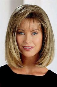 Image result for Bob with Bangs Shoulder Length Hair