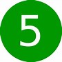 Image result for Green Number 5 Rectangle