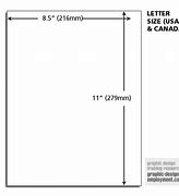 Image result for Letter Paper Size