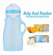 Image result for Silicone Baby Food Pouch