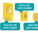 Image result for Cell Phone Sim Card