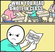 Image result for Passing Notes in Class Memes