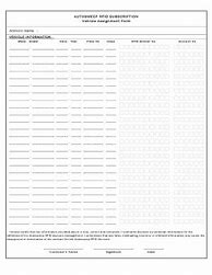 Image result for Vehicle Assignment Form