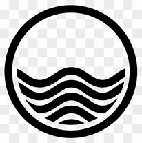 Image result for Black and White Water Waves Vector