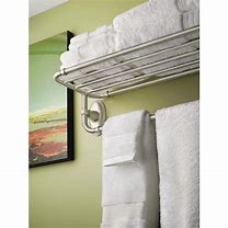 Image result for Brushed Nickel Ladder Towel Rack