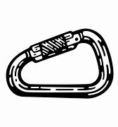 Image result for Carabiner Drawing