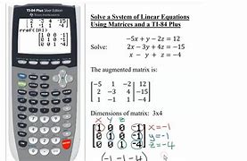 Image result for Linear-systems Calculator