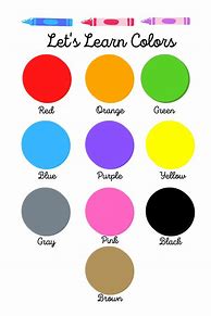 Image result for Colours for Kids to Learn