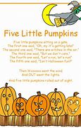 Image result for 5 Little Pumpkins Printable