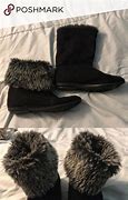 Image result for +Pine Apple Bottom Jeans Boots with the Fur IRL