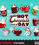 Image result for Hot Cocoa Clip Art Black and White