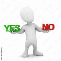 Image result for Yes or No Clip Art 3D