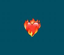 Image result for Fire Love Heart Emoji