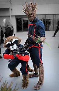 Image result for Baby Groot and Rocket Raccoon
