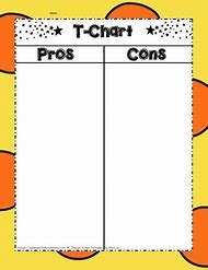 Image result for T Chart for Pros and Cons