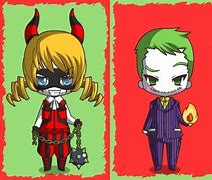 Image result for Chibi Joker and Harley Quinn