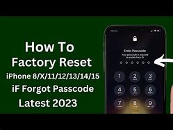 Image result for How to Reset iPhone If You Forgot Passcode