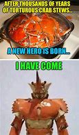 Image result for Crab Man Meme