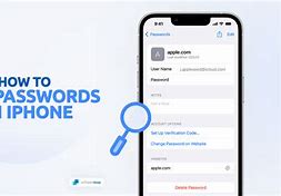 Image result for See Saved Passwords iPhone