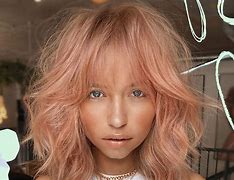 Image result for Light Pink Rose Gold Hair Color