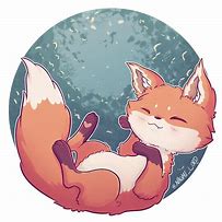 Image result for Cute Fox Drawings Red and Black Kawaii