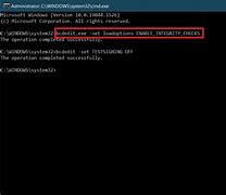 Image result for Bcdedit Test Mode