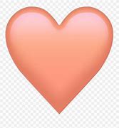 Image result for Peach Heart Emoji