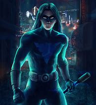 Image result for Nightwing Long Hair