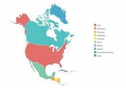 Image result for North American Continent Map America