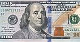 Image result for Blue 100 Dollar Bill