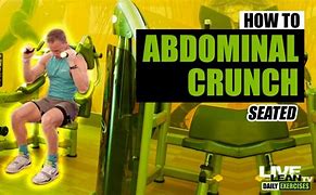 Image result for Seated Abdominal Crunch