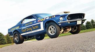 Image result for Mustang Factory Drag Car