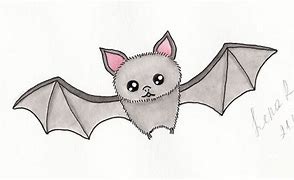 Image result for Baby Bat Drawing