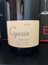 Image result for Copain Pinot Noir En Bas Kiser