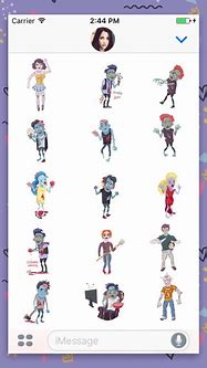 Image result for Animated Zombie Stickers