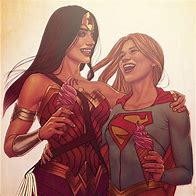 Image result for Wonder Woman Meets Supergirl