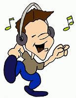 Image result for Teenager Listening to Music Clip Art