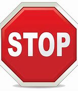 Image result for Stop Sign Clip Art Transparent