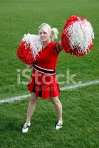 Image result for Cheerleader with Poms