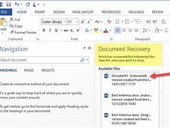 Image result for Finding Unsaved Documents