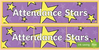Image result for Super Star Attendance Clip Art
