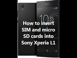 Image result for Xperia L1 Sim Card