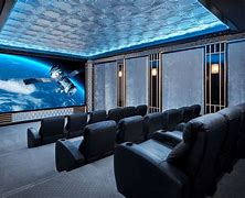 Image result for Home Theater with Commercial Theater Size Screen