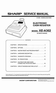 Image result for Sharp XE A302 Cash Register