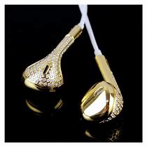 Image result for Gold and Diamond Earbuds